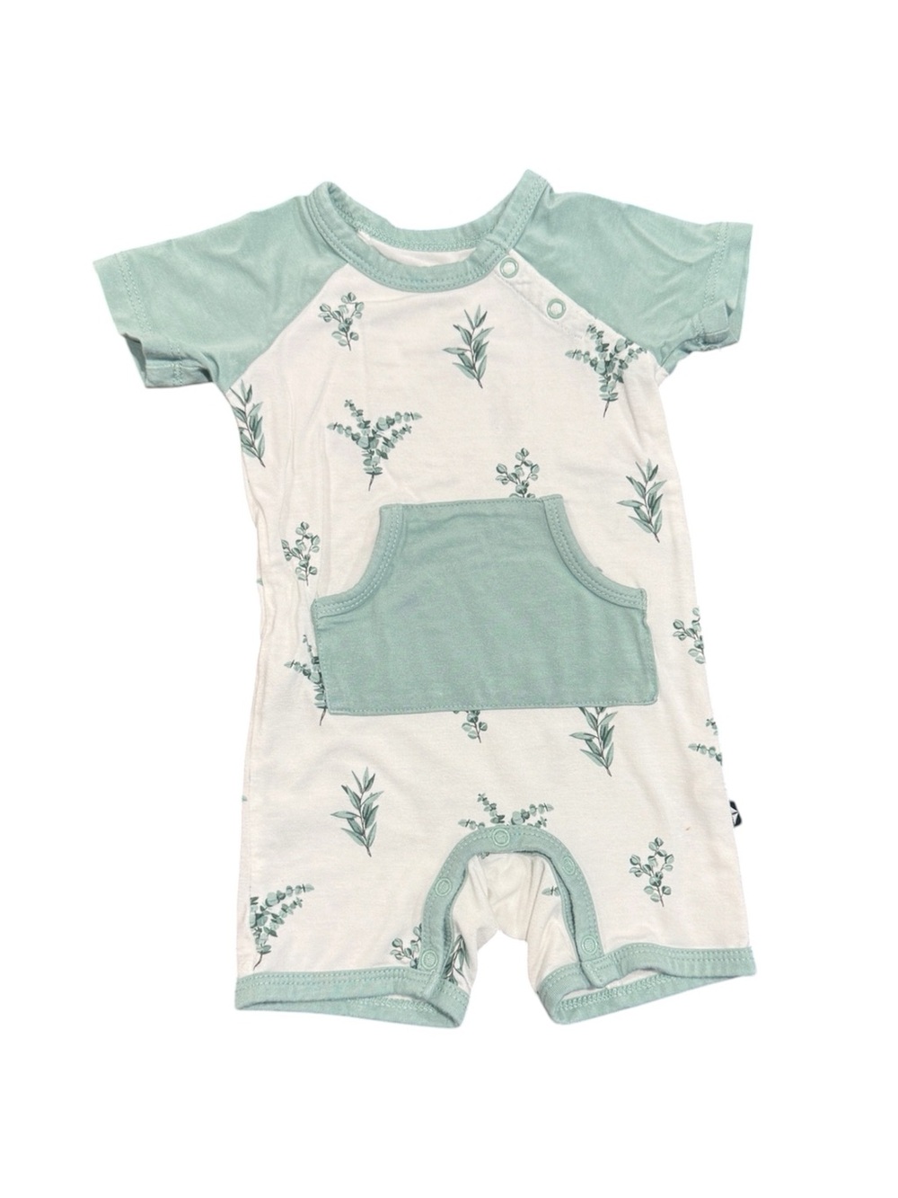 Kyte BABY Eucalyptus Shortall Romper